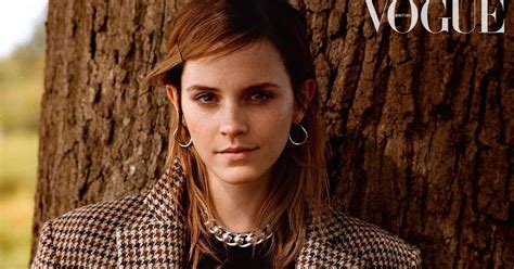 Emma Watson Vogue Uk Magazine December 2019 Photoshoot Fashion Magazine