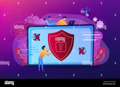 Antivirus Software Concept Vector Illustration Stock Vector Image And Art