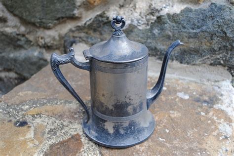 Vintage Sheffield Teapot Silver Plated Pitcher Etsy