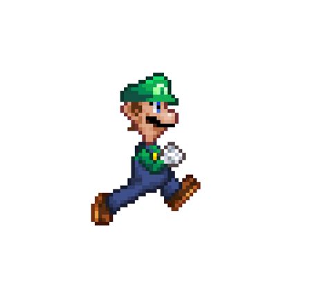 Sprite Luigi Running By Josenondark On Deviantart