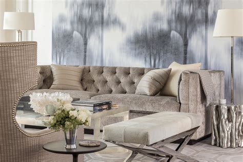 Cool Gray Transitional Living Room San Francisco By Ann