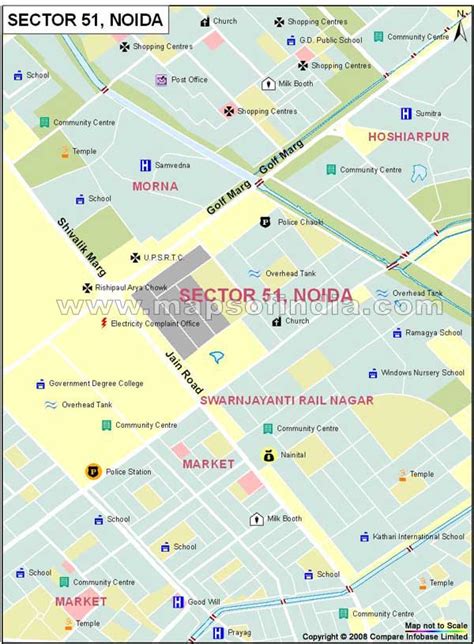 Sector 51 Noida Map