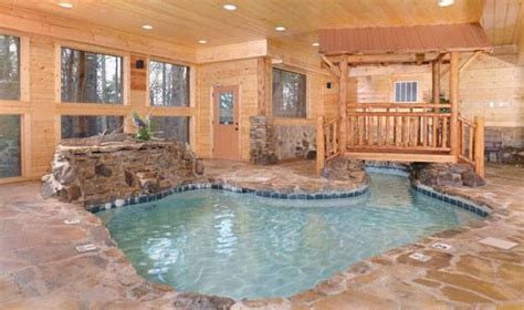 Indoor Pool Beautiful Cabins Tennessee Cabins Gatlinburg Cabins