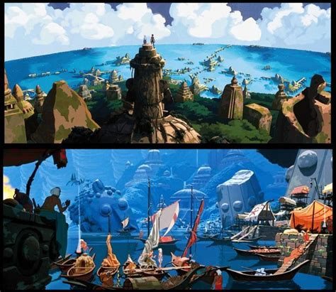 Atlantis The Lost Empire Disney Concept Art Environmental Art
