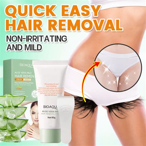 Aloe Vera Hair Removal Cream Private Part Face Hair Removal Cream 60g Mild Non Irritating Fast