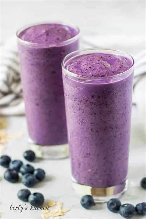 Simple Blueberry Smoothie Without Yogurt