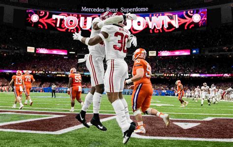 money on alabama over clemson in cfp national championship