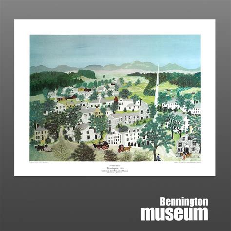 Grandma Moses Unframed Print Bennington 1953 Bennington Museum Store