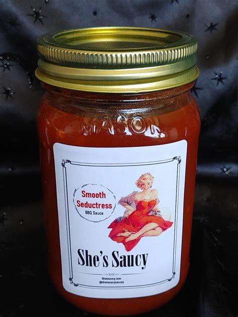Shes Saucy Sauces Smooth Seductress Bbq Sauce Etsy