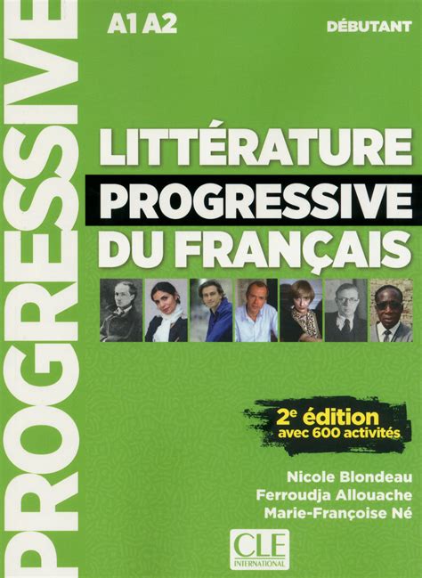 Littérature Progressive Du Français Niveau Débutant A1a2 Livre