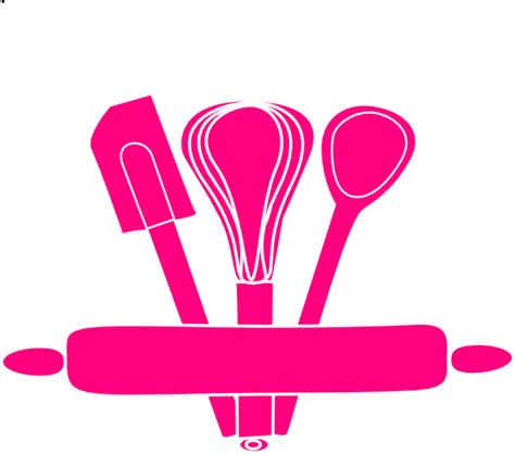 Free download 40 best quality kitchen utensils clipart at getdrawings. Pink Kitchen Utensils Clip Art at Clker.com - vector clip ...