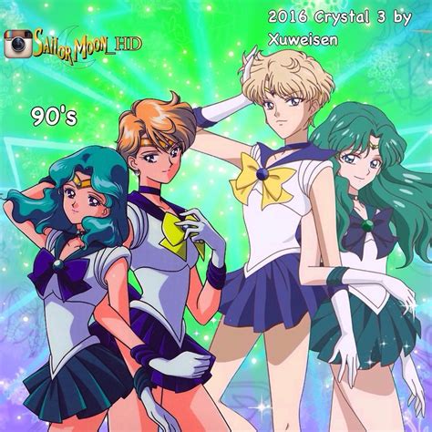 S M Official HD CDZ On Instagram Sailor Uranus Neptune S Vs Crystal Season Comparison