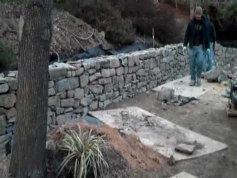 Creating Retaining Walls Chris Orser Landscaping Inc Youtube