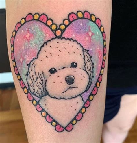 The 14 Cutest Dog Tattoos For True Poodle Lovers Petpress Dog Tattoos