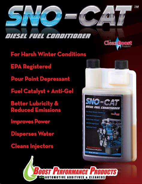 Cleanboost® Sno Cat™ 16 Oz Fuel Additive Case Of 12 Business