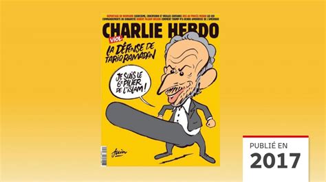 Charlie Hebdo à Nouveau Menacé Après Ses Caricatures De Tariq Ramadan Radio Canada