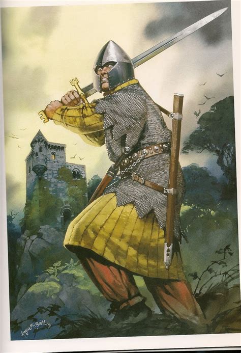 Gallowglass Angus Mcbride Warriors Illustration Historical Warriors Celtic Warriors