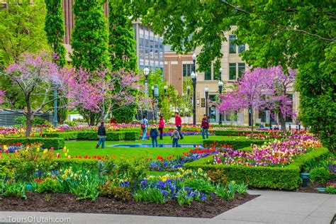 The town was established april 1, 1869, as a central pacific railroad division point (operations base). Temple Square Gardens - Things to do in Salt Lake City ...