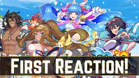Dl Summer Is Finally Here 💖ᴗ💖 A Splash Of Adventure First Look 【dragalia Lost】 Youtube
