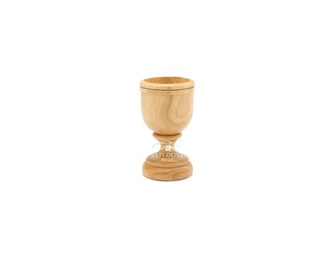 Olive Wood Communion Cup T110 Holy Land Olive Wood Bethlehem Olive