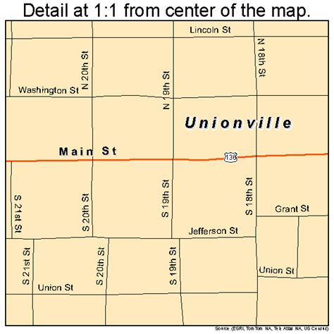 Unionville Missouri Street Map 2975166