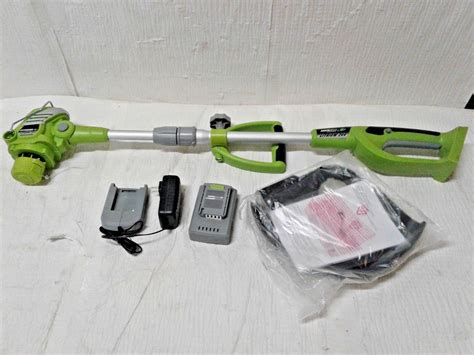 Earthwise 12in Cordless Electric 2Ah 20 Volt Weed Wacker Yoder Tools