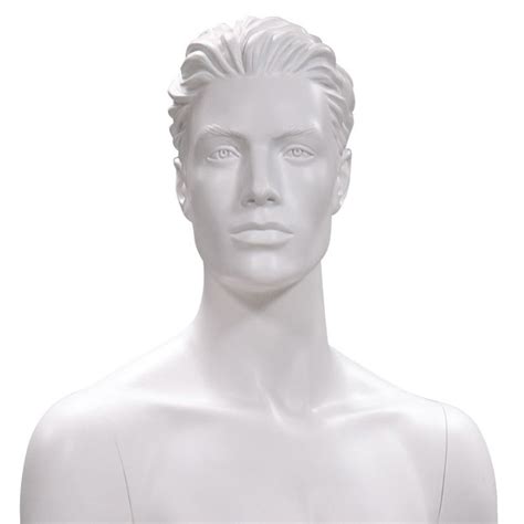Male Stylised Mannequin White Color