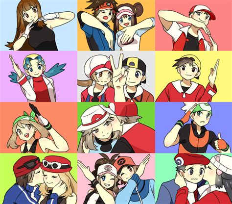 Touko Hikari Mei Haruka Red And 10 More Pokemon And 13 More