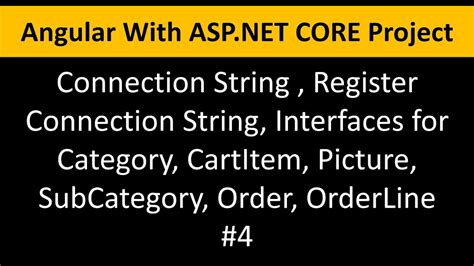 ASP NET CORE With Angular Tutorials For Beginners Part Ecommerce Project Start To End YouTube