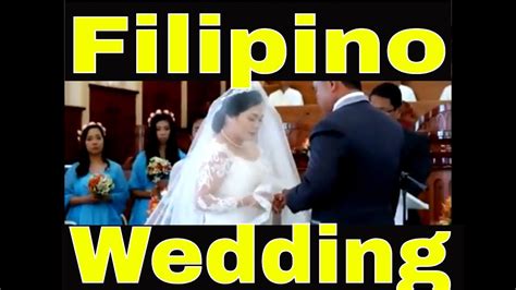 Wedding Ceremony Traditional Philippine Wedding Beautiful Youtube