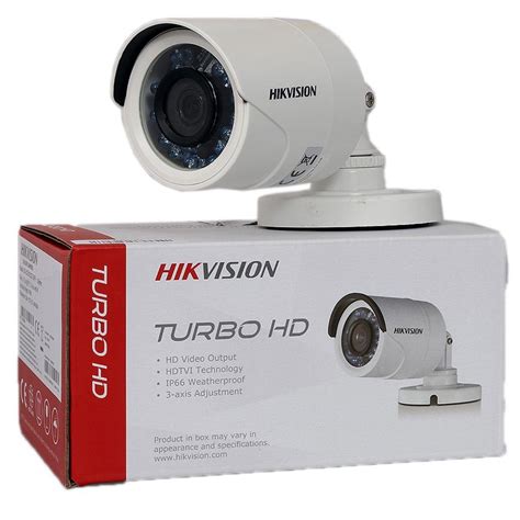 bullet type camera 2 mp cctv camera hikvision brand 4 in 1 3 6mm lens hdtvi cctv camera