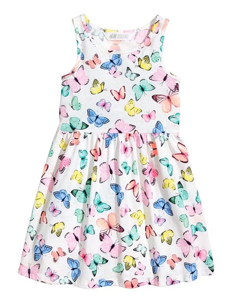 Check This Out Sleeveless Dress In Soft Cotton Jersey With A Printed