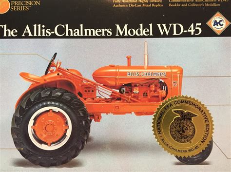116 Precision Allis Chalmers Wd 45 Wide Front Tractor Ffa Edition