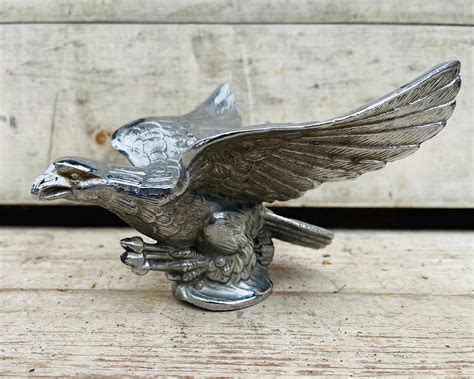 Vintage Hood Ornament Large Chrome EAGLE Car Mascot Topper | Etsy