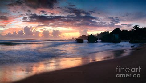 Sunrise Over Bathsheba Beach In The Barbados Photograph By Matteo