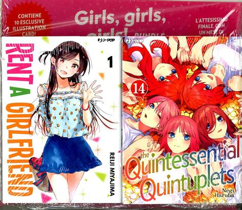 Rent-a-girlfriend Livres - JPOP - GIRLS GIRLS GIRLS BUNDLE , RENT A GIRLFRIEND 1 + QUINTESSENTIAL