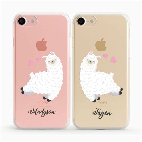 Alpaca Phone Case Bff Iphone 7 Cases Cute Xr Xs Max Sleeve Etsy