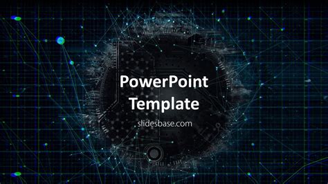 Microsoft Powerpoint Template Technology