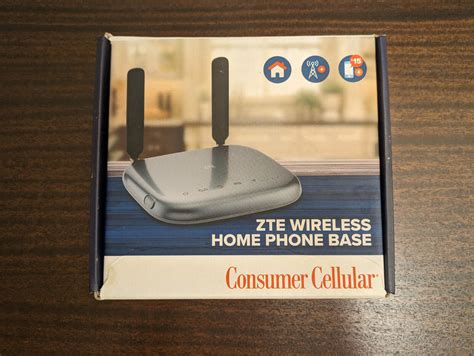 Consumer Cellular Wireless Home Phone Base Zte Wf723cc W All In One