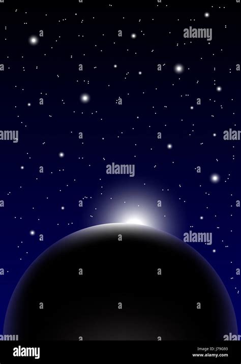 Space Night Nighttime Globe Planet Earth World Firmament Sky Star