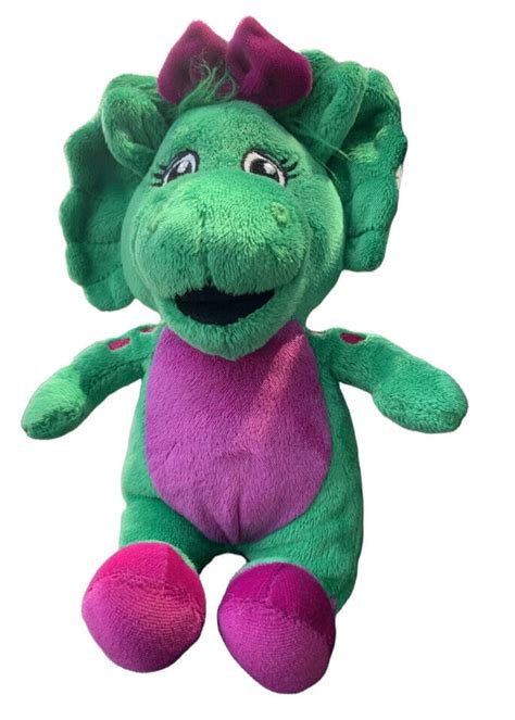 Barney And Friends Baby Bop Green Dinosaur 13 Plush High Quality Stuffed