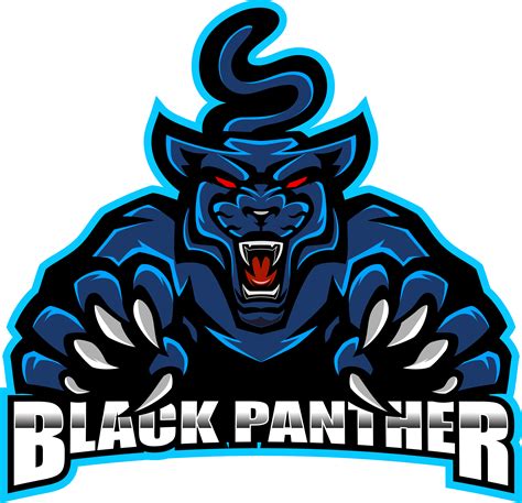 Black Panther Esport Mascot Logo By Visink Thehungryjpeg