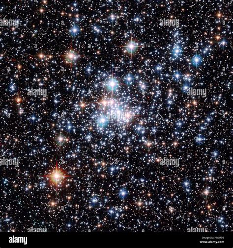 Open Star Cluster Ngc 290 In Smc Stock Photo Alamy