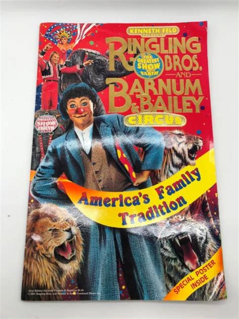 Ringling Bros And Barnum Bailey Circus Magazine Program St