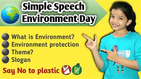 Speech On Environment Day Environment Day Speech In English World