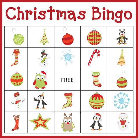 9 Best Printable Christmas Bingo Pdf For Free At Printablee