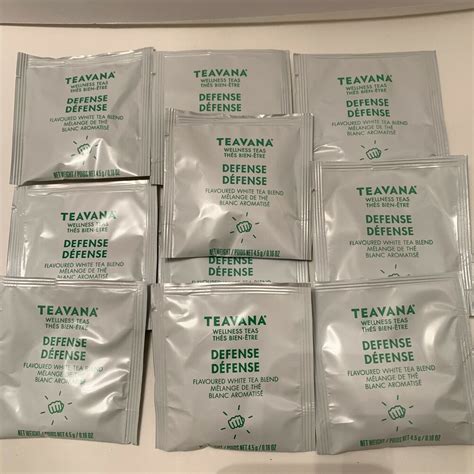 Starbucks Teavana Defense Tea Bags 8 Sachet Bags 2 Free Individually