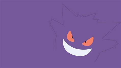 Gengar Pokemon Anime Pocketmonsters Gengar Purple Backgrounds