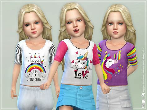 The Sims Resource Unicorn Toddler Shirt