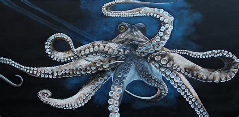 Octopus Painting By Alyssa Davis Fine Art America